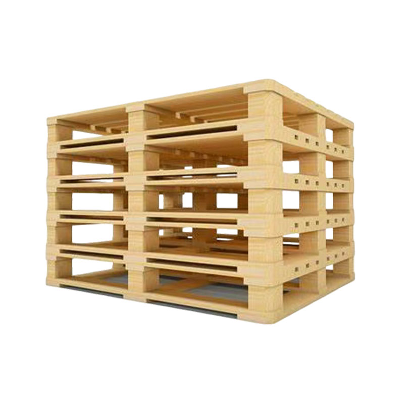 How do wooden pallets easily carry tons of cargo without deforming?