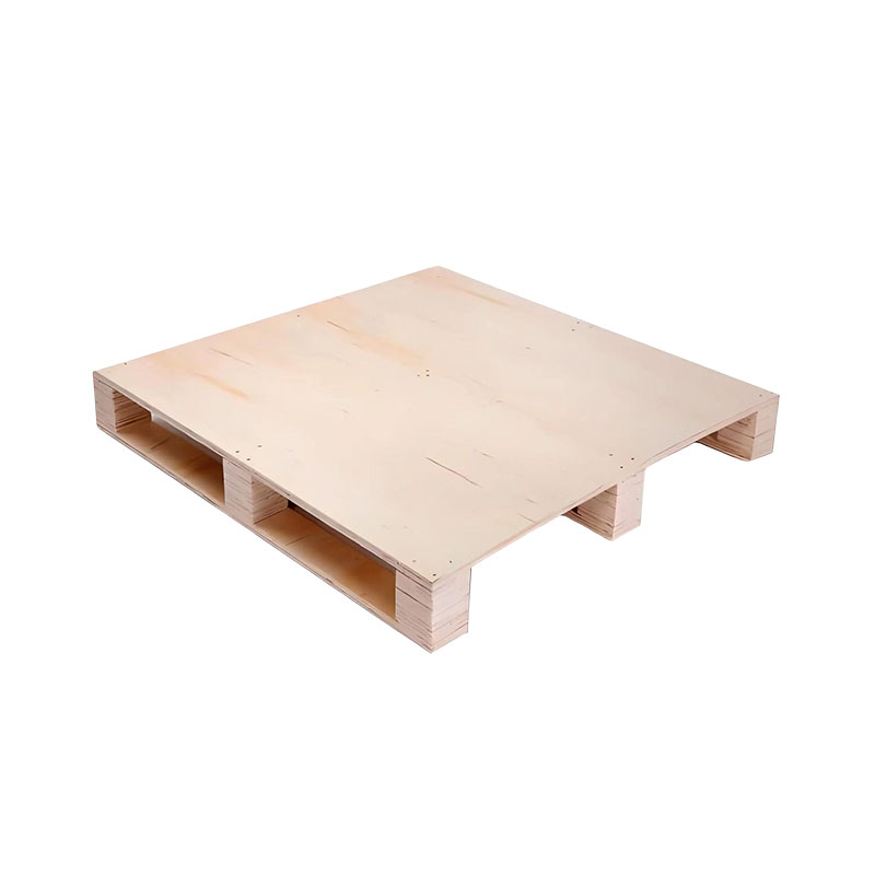 How can the edge reinforcement method of plywood pallet be improved to enhance its impact resistance?